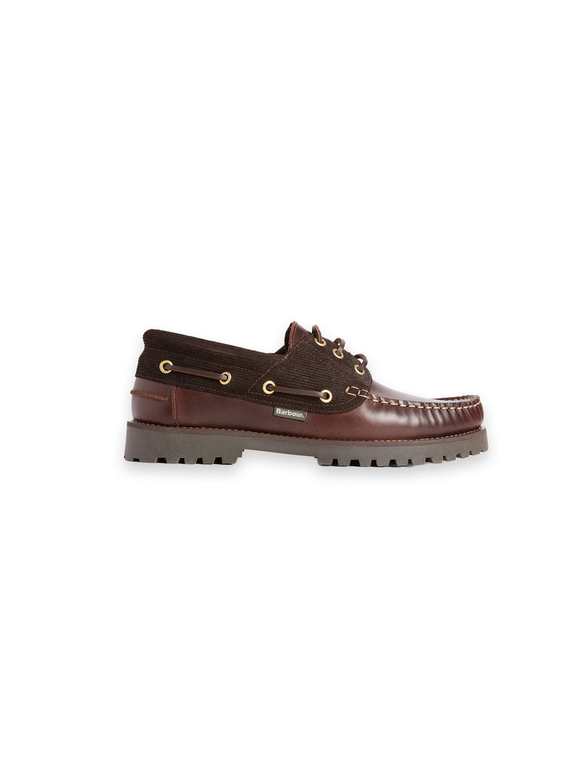 Deck Bootsschuhe – Leder mit Cord-Details