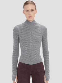 Georgia – Rippstrickpullover aus Merinowolle