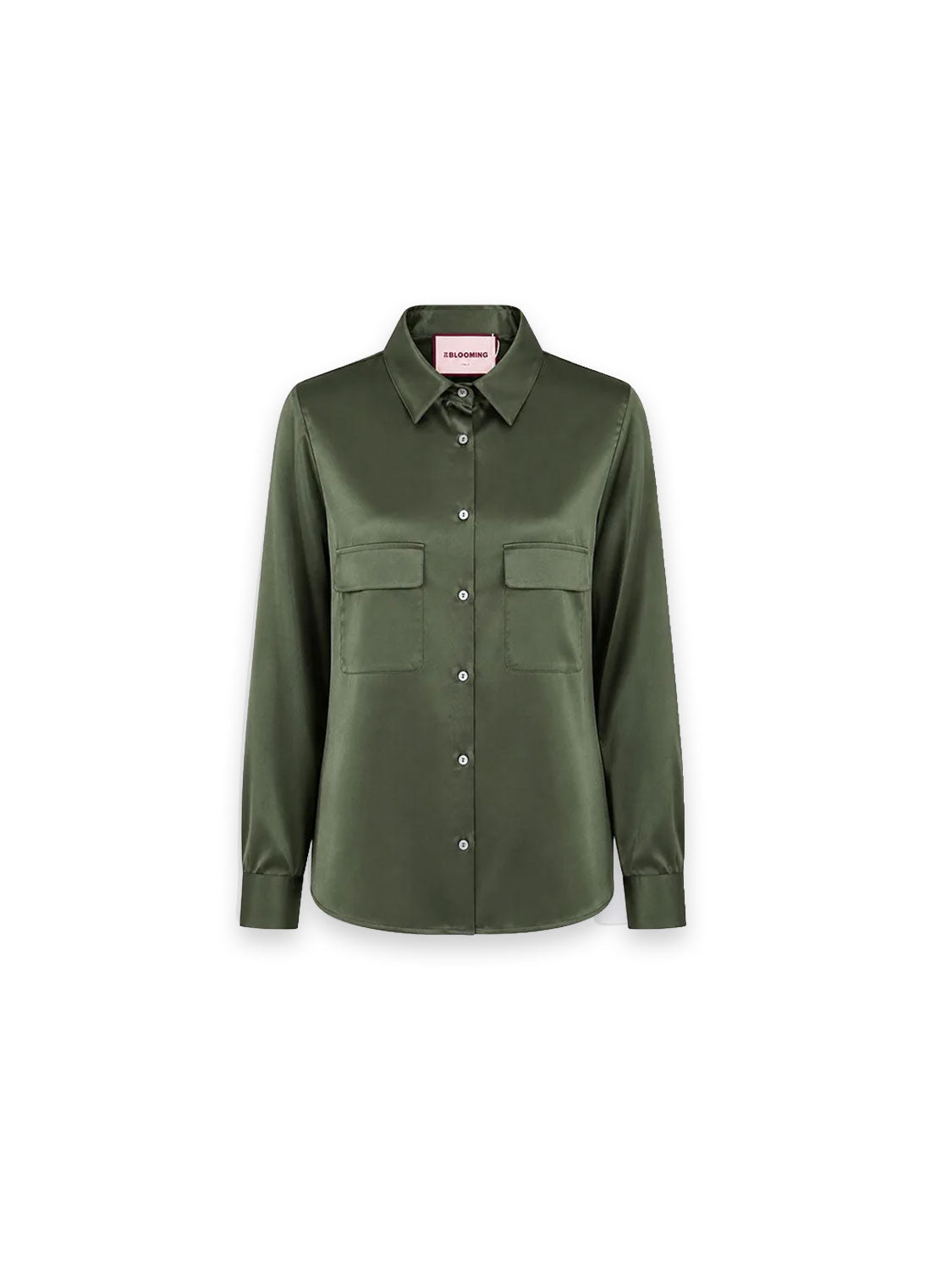 Bluse Satin Optik