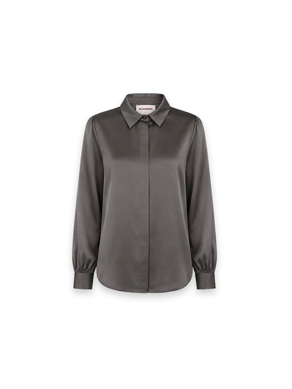 Bluse Satin Optik