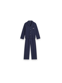 Charlie Pyjama – Pyjama-Set aus strukturiertem Stoff mit Brusttasche