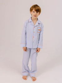 Noa Pyjama – Pyjama-Set aus strukturiertem Baumwollstoff