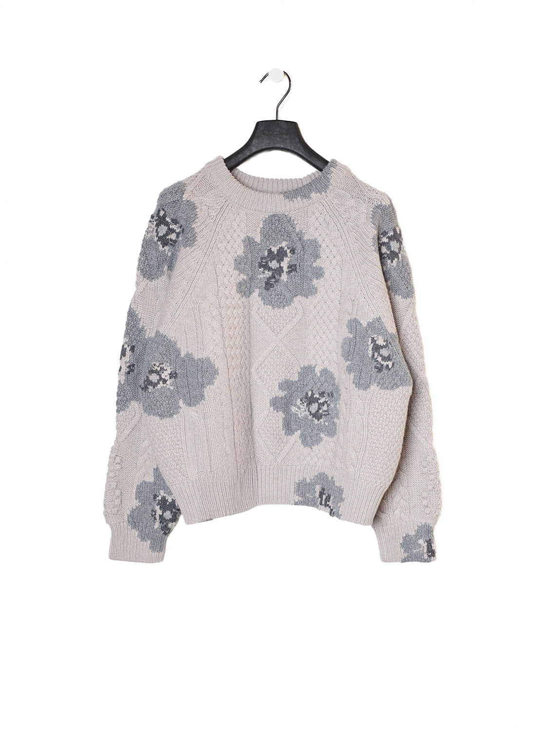 Round NeckStrickpullover aus Cashmere