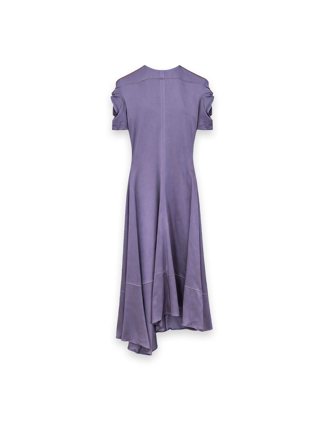 Twist Shoulder Dress Kleid – Kleid mit gedrehten Schulterdetails