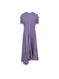 Twist Shoulder Dress Kleid – Kleid mit gedrehten Schulterdetails