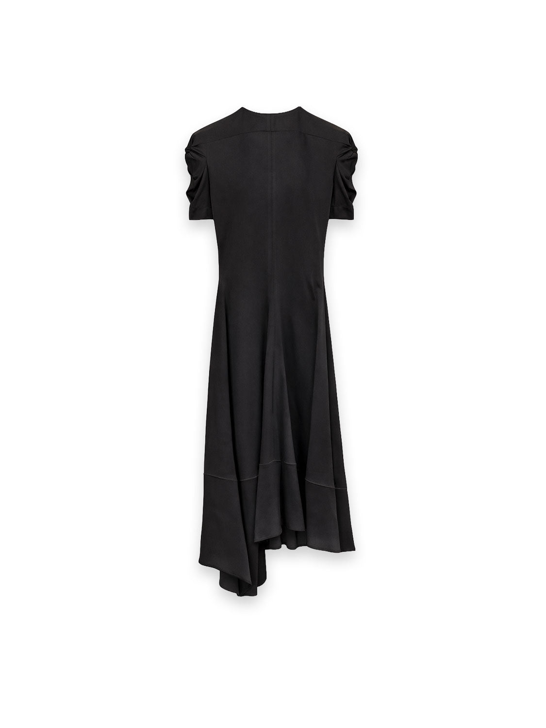 Twist Shoulder Dress Kleid – Kleid mit gedrehten Schulterdetails