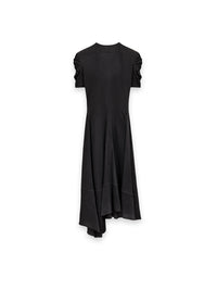 Twist Shoulder Dress Kleid – Kleid mit gedrehten Schulterdetails