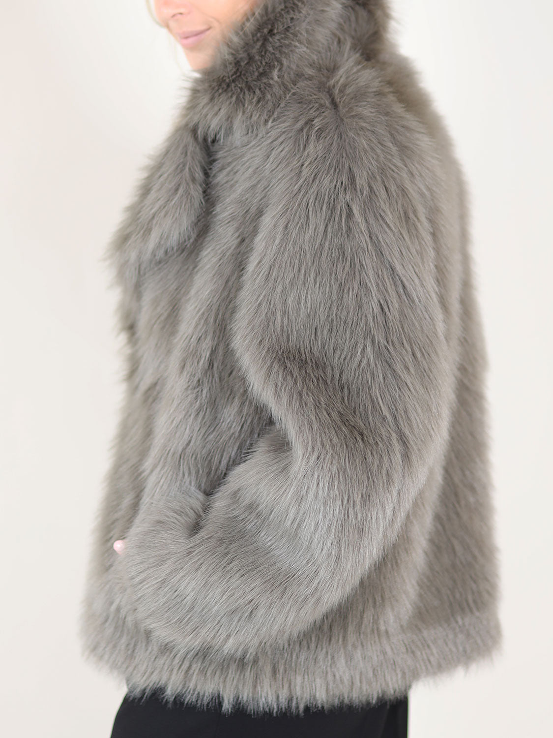 Giacca – Jacke in Felloptik