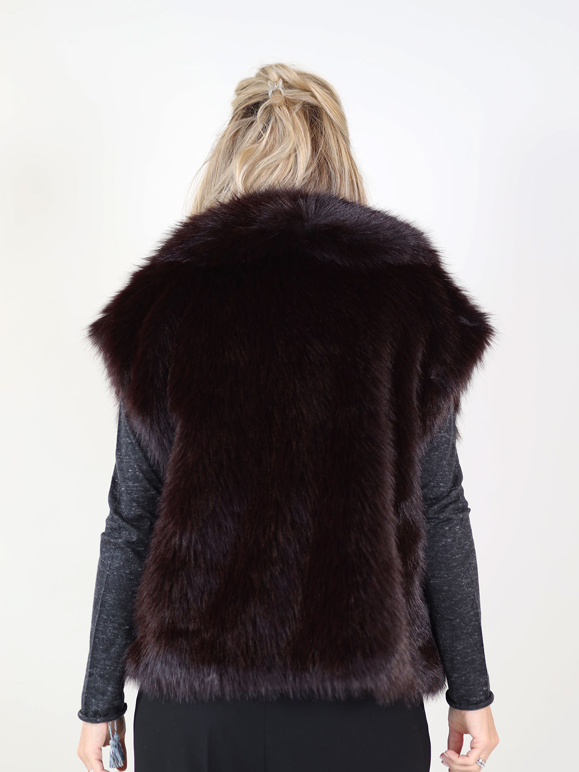 Gilet – Weste in Felloptik 