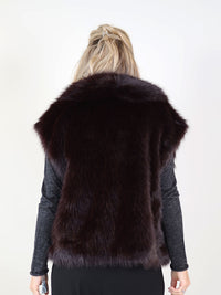 Gilet – Weste in Felloptik 