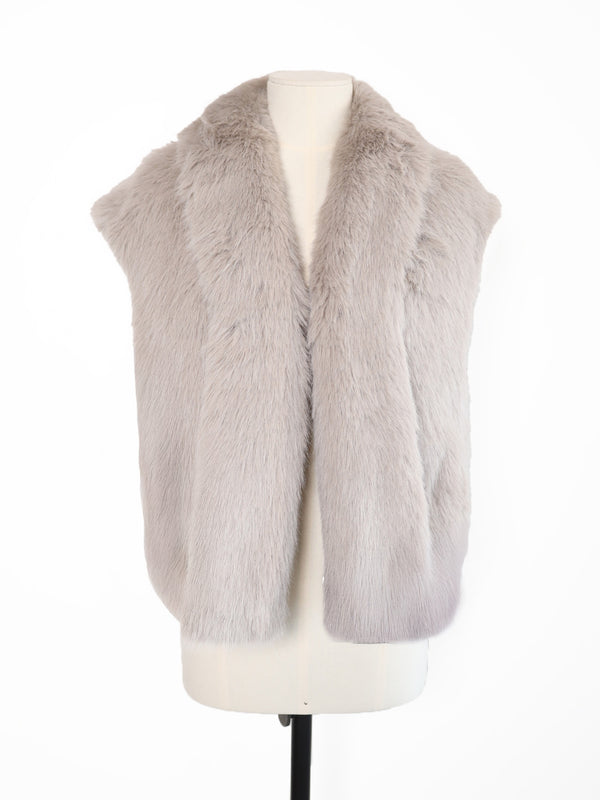 Gilet – Weste in Felloptik 