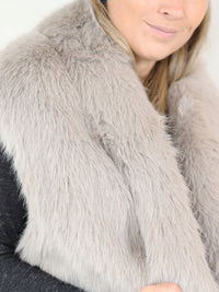 Gilet – Weste in Felloptik 