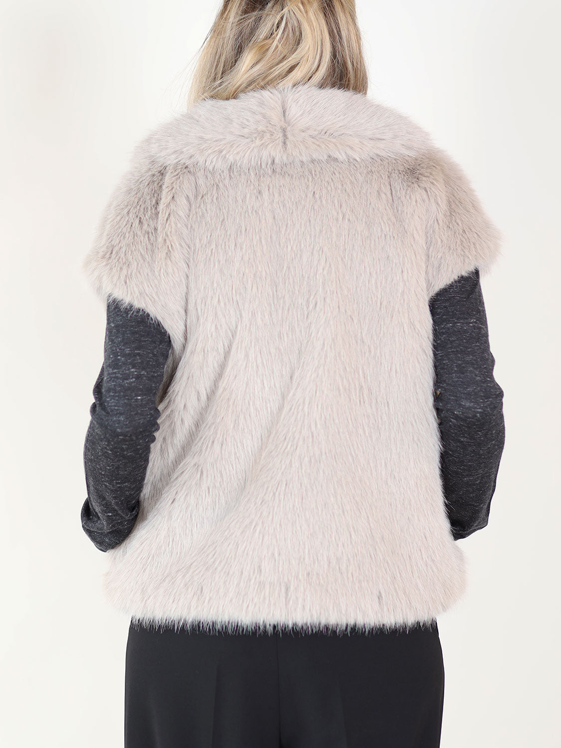 Gilet – Weste in Felloptik 