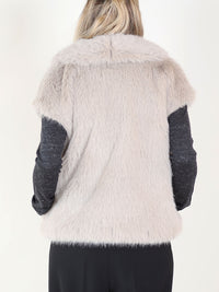 Gilet – Weste in Felloptik 