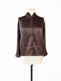 Bluse aus glänzender Seide