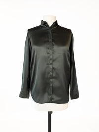 Bluse aus glänzender Seide