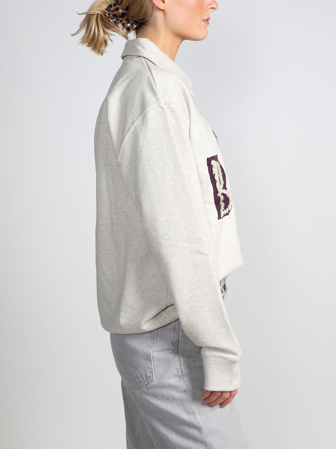 Thistle Logo - Pullover mit Hemdkragen