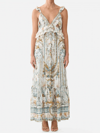PRE-RUFFLE BRALETTE	MAXI DRESS