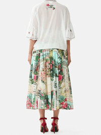 PRE-LONG SKIRT WITH CORSET WAIST