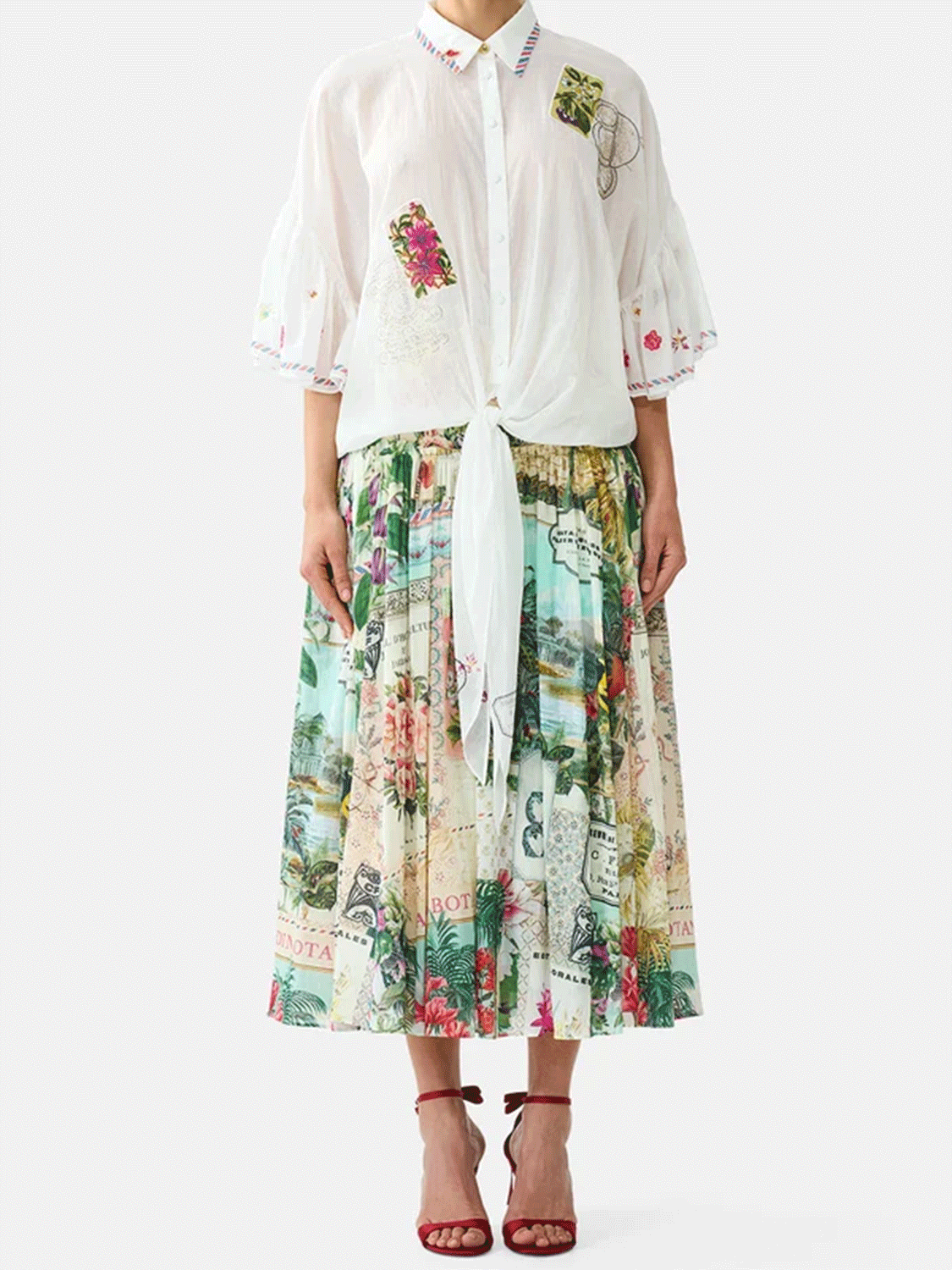 PRE-LONG SKIRT WITH CORSET WAIST