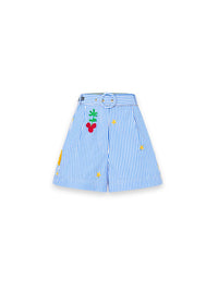 Shorts mit sommerlichem Print