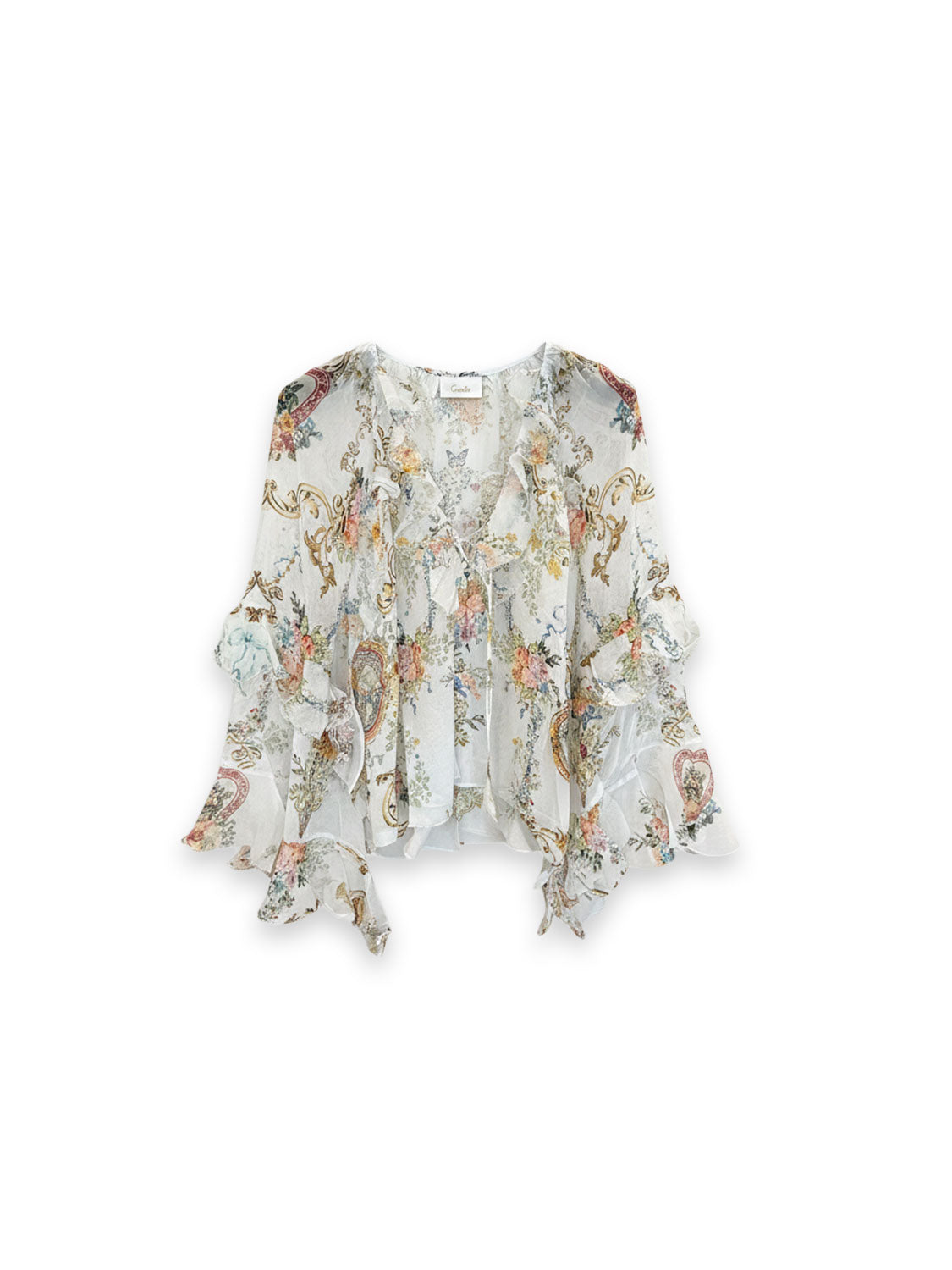 Romantic Ruffle Bluse