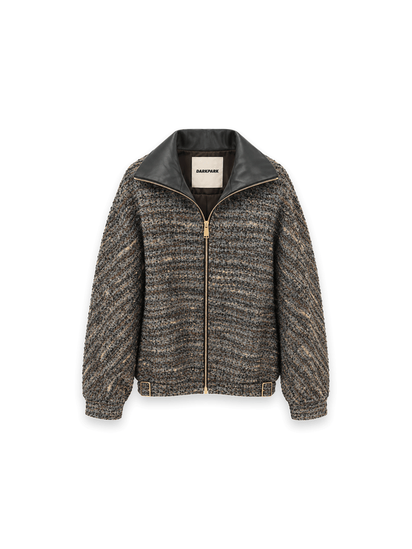 Celine Tweed Lurex Jacke – Strukturierter Tweed mit schimmernden Lurex-Details