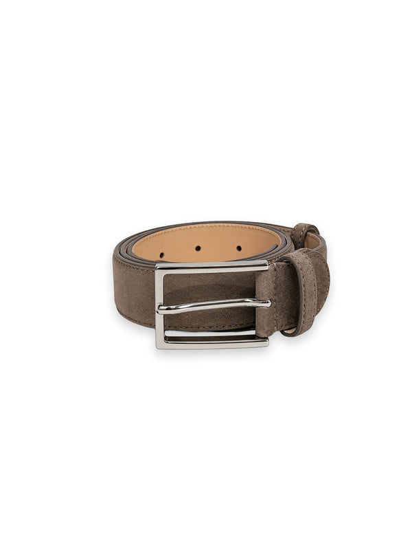 Cintura DA 35 Gürtel – Veloursleder mit markanter Metallschließe
