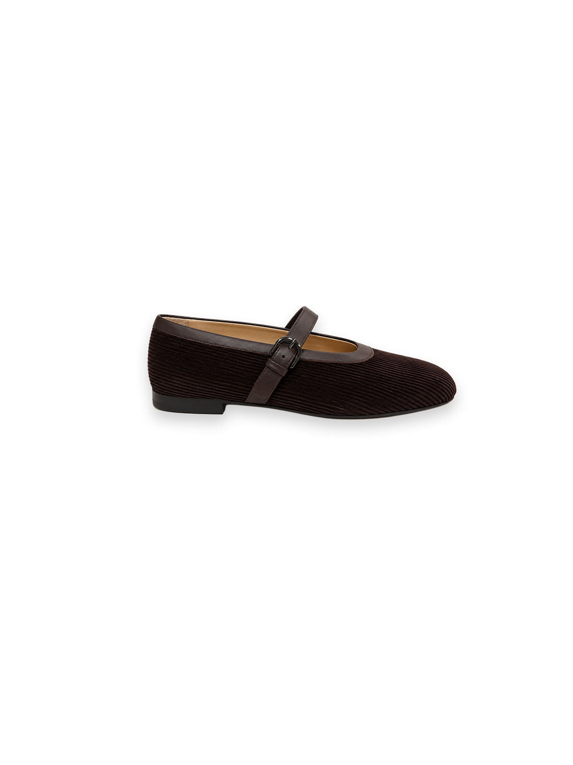 Fibbia Ballerina – Strukturierter Cord mit eleganter Schnalle