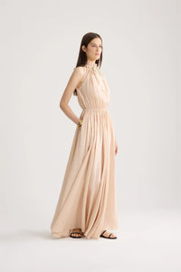 Long Beach Kleid –  mit fließender Silhouette und Bindedetail