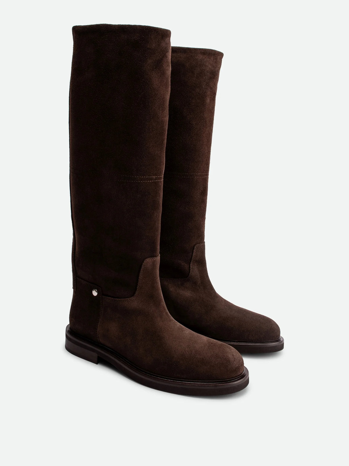 Velours Stiefel Eleganter Chelsea Look