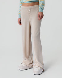 Everywhere – Kaschmirhose mit weitem Bein