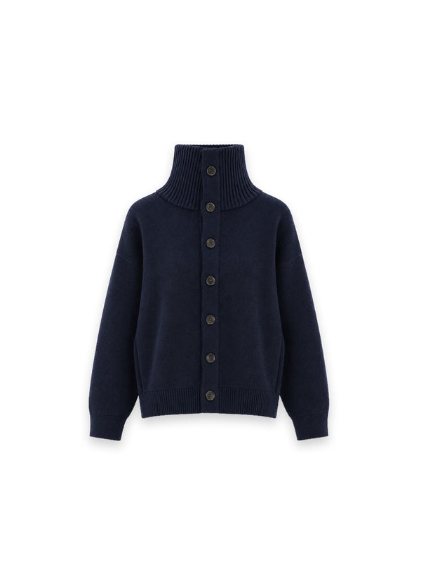 n°377 Clement Strickjacke mit Kragen