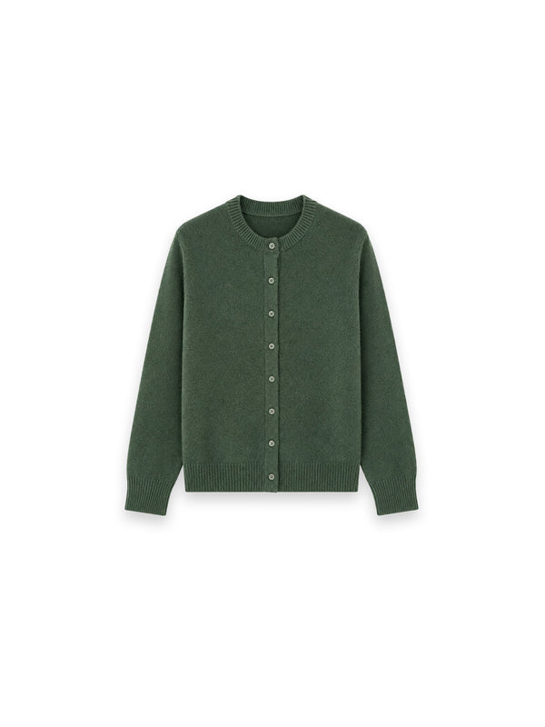 n°435 - Little Lamb Strickjacke – Weicher Feinstrick mit Knopfleiste
