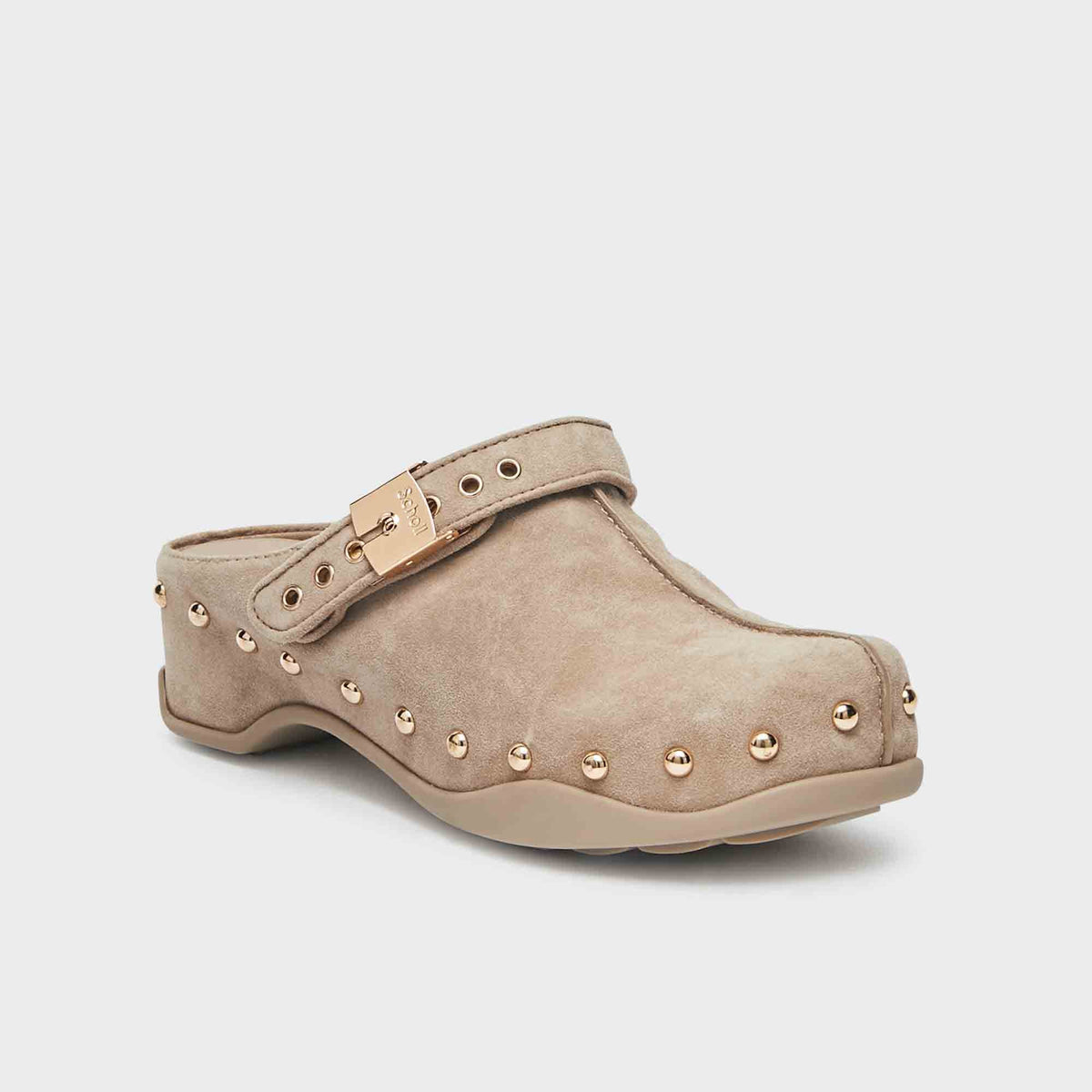 Phoebe Clogs – Suede with studs