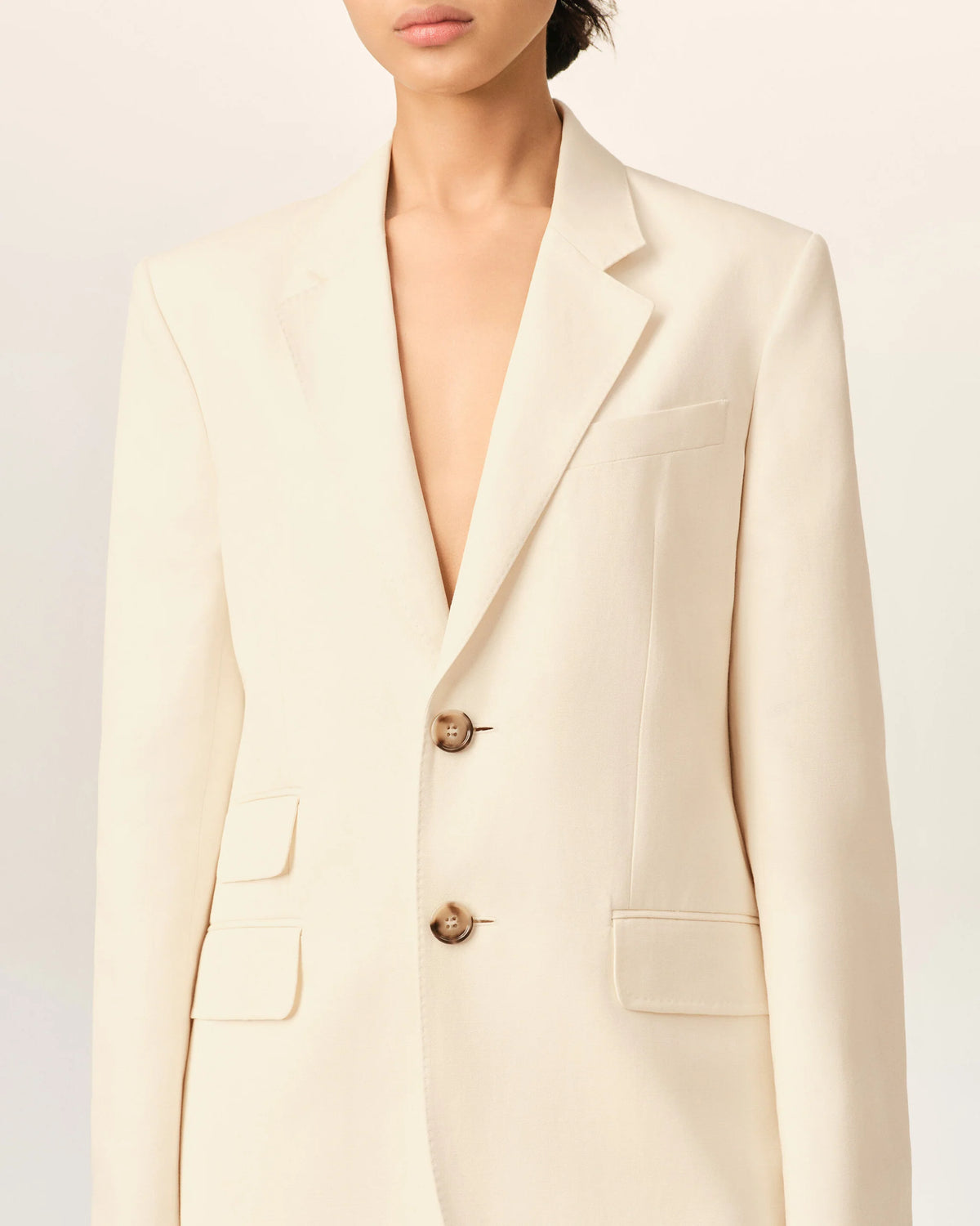 Boxy Single-Breasted Blazer