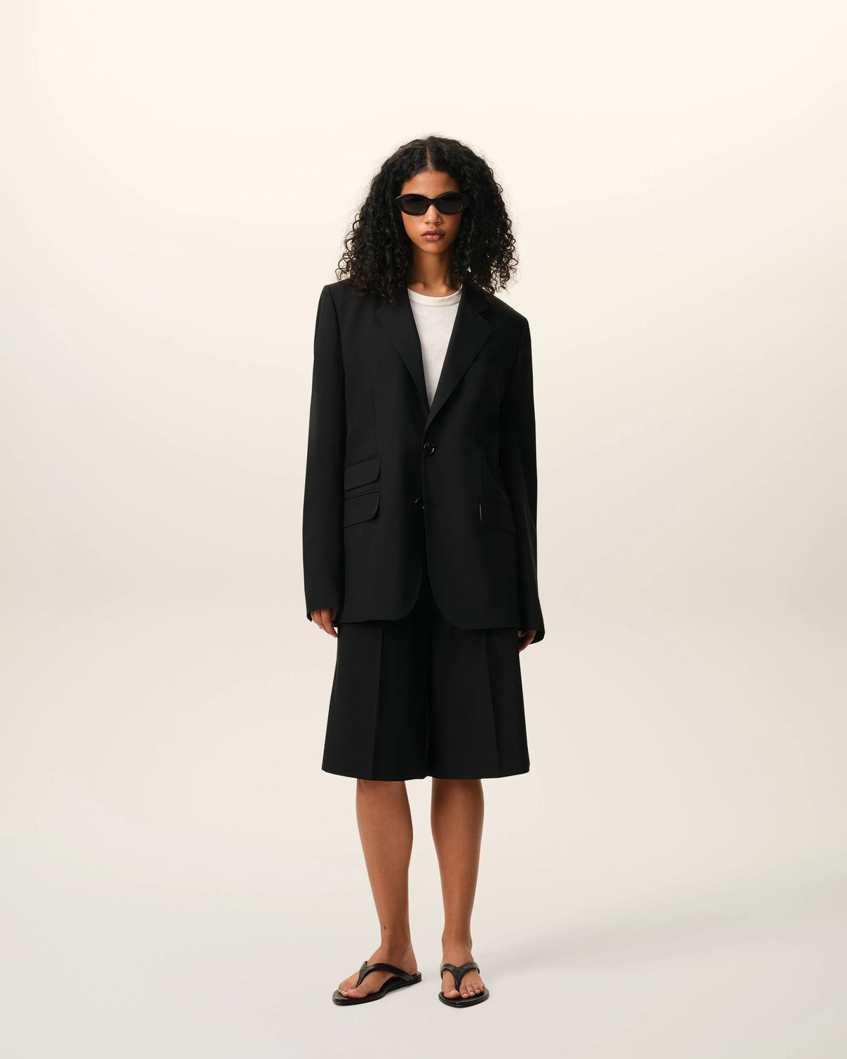 Boxy Blazer aus Schurwolle