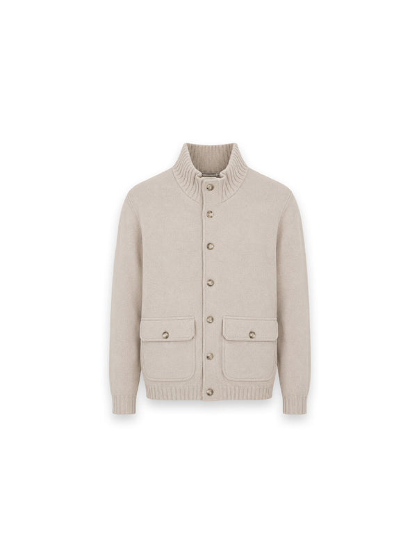 Surreale Jacke – Stilvoller Stehkragen