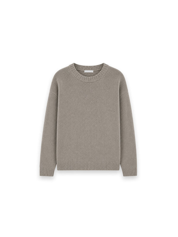 Rundhals Pullover aus Cashmere