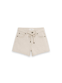 The Off Duty – Denim Shorts mit Bindedetail