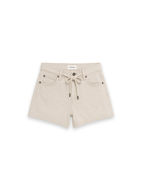 The Off Duty – Denim Shorts mit Bindedetail