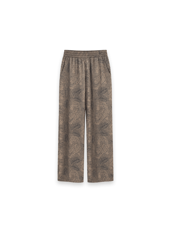 Amal Oriental Hose – Fließende Hose mit kunstvollem Print