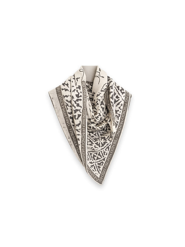 Triangle Scarf Print Eyes