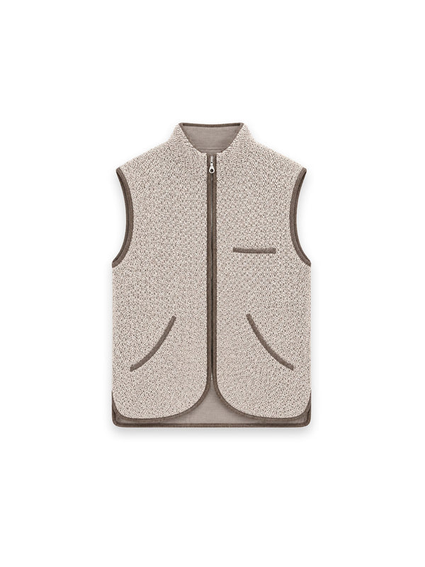 Mens Vest Bouclé Weste