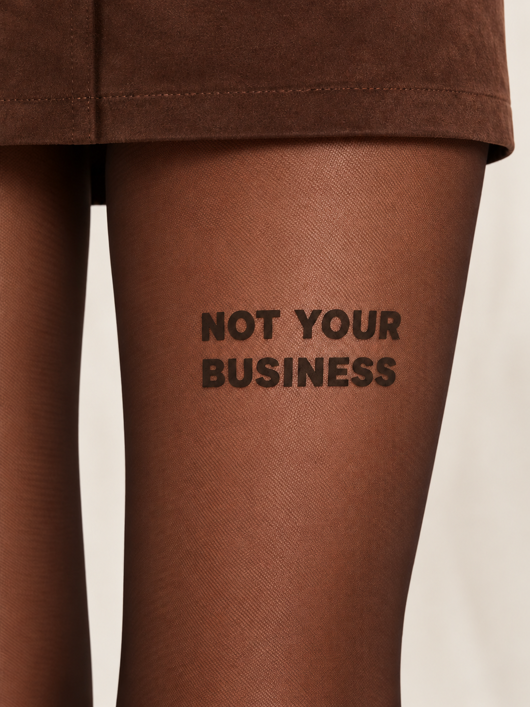 Not Your Business – 40-DEN-Strumpfhose in Espresso Braun