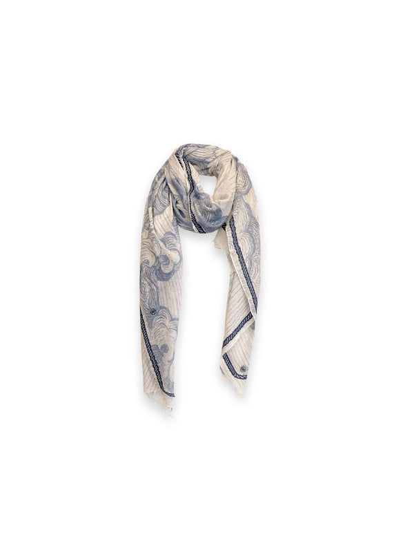 Felted Stole Print Crusoe –  mit markantem Printdesign