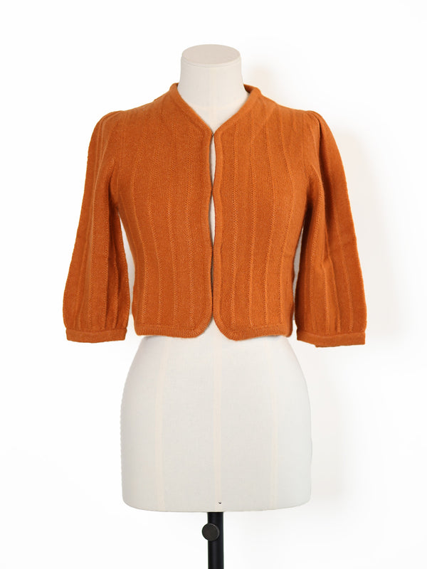 Kurze Strickjacke aus Cashmere