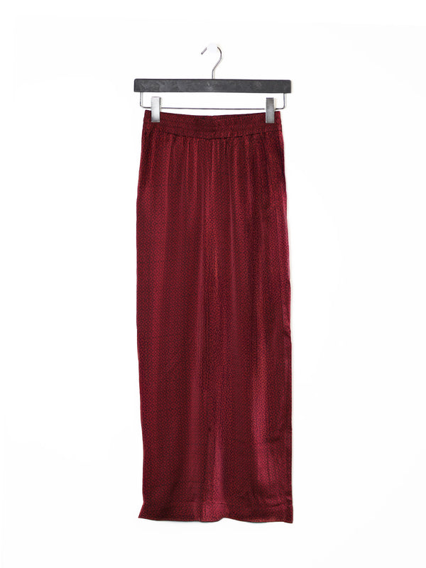 Weite Hose aus Seide