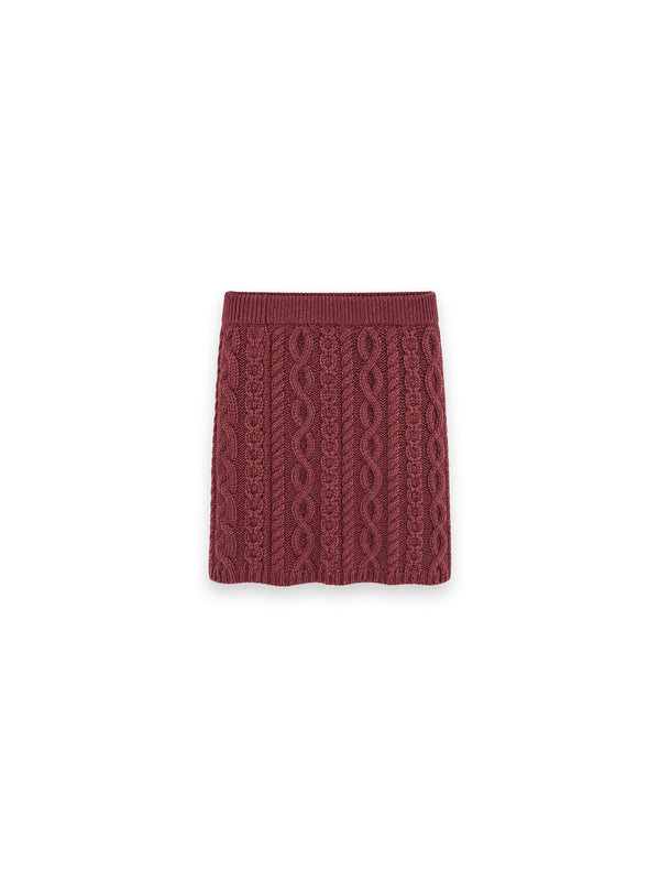 Cable Mini Rock – Grobstrick mit markantem Zopfmuster
