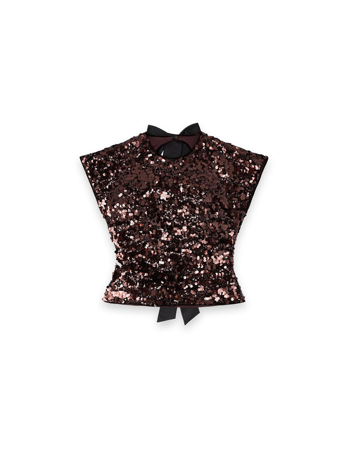 Bluse - Velvet mit Pailletten